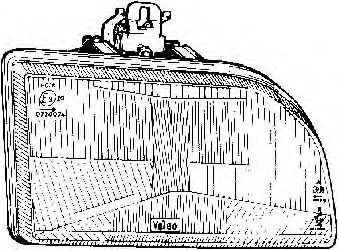 VAN WEZEL 1837947m -  Основная фара
